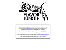 Tablet Screenshot of flavorjungle.com